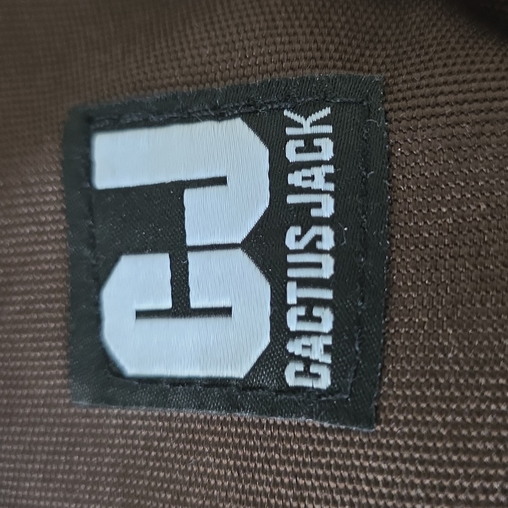 Cactus Jack Brown Backpack With Patches - Picture 2 of 4